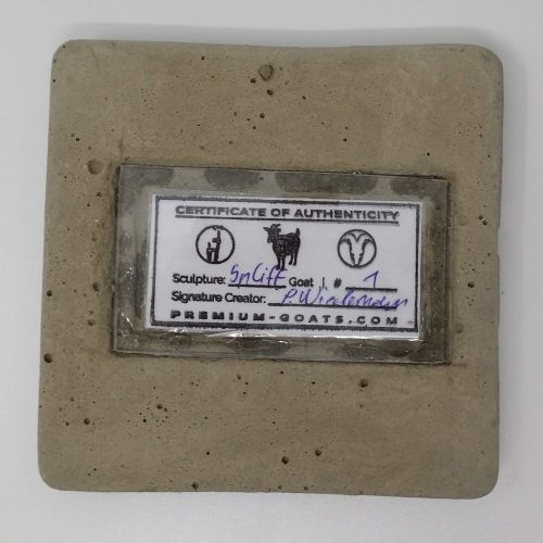 Spliff Goat Certificate